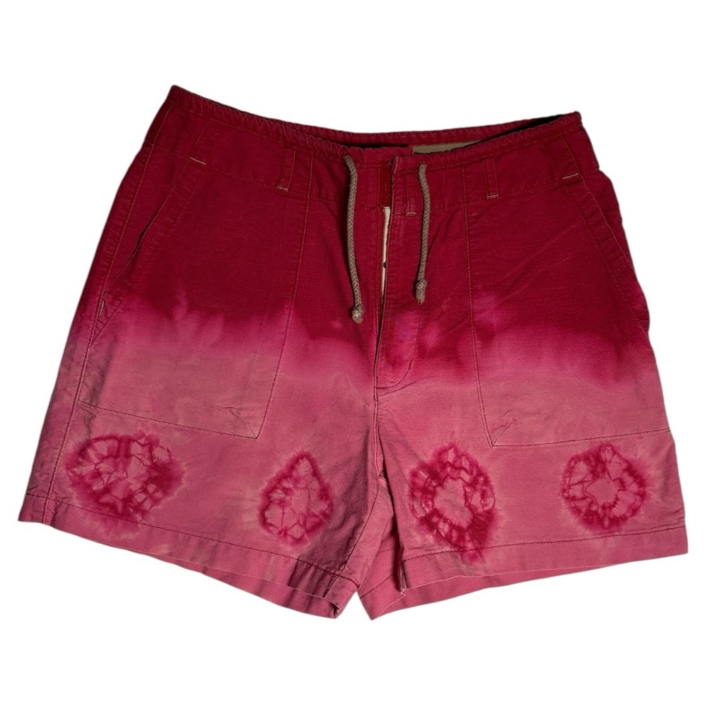Royal Robbins Red Tie-Dye Athletic Shorts Size 6